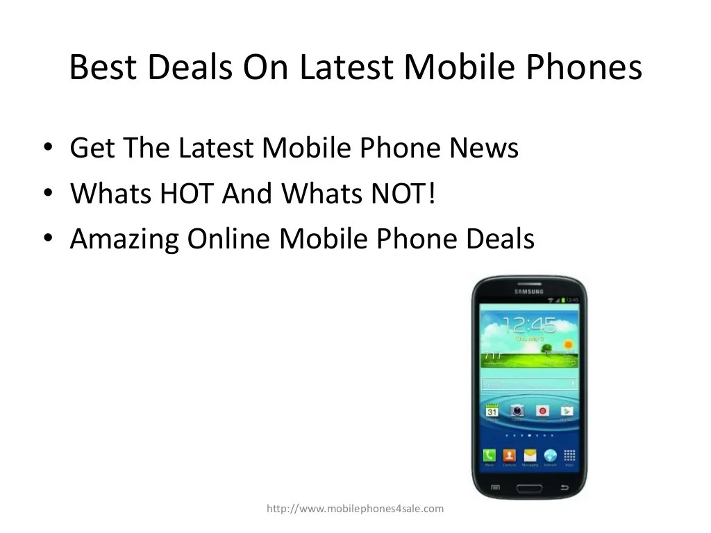 Best mobile phones deal