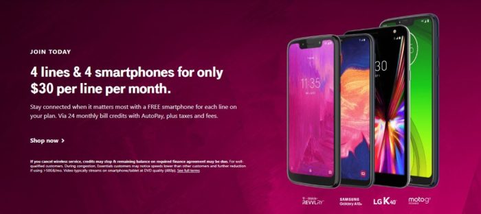 T mobile phone upgrade deals