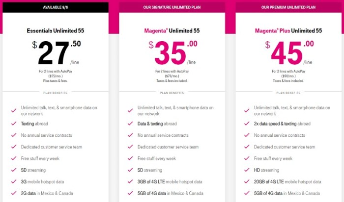 T-mobile phone deals for seniors