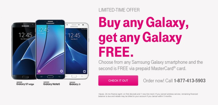 T mobile phone deals samsung